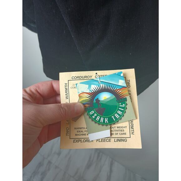 Vtg Ozark Trail Corduroy Flannel Plaid Lined Shacket Men's Large NWT Dead Stock - Picture 2 of 8